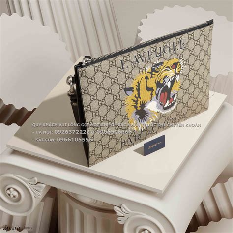 gucci pouch with tiger|GUCCI® Official .